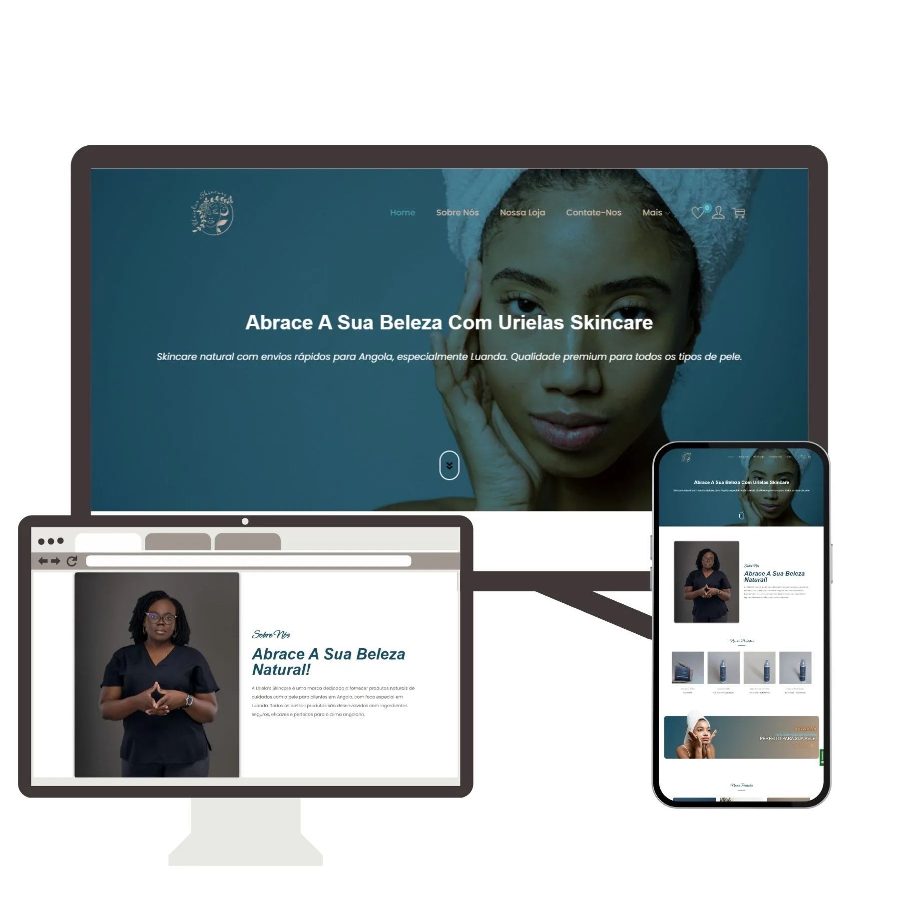 Professional web design example for Pretoria business